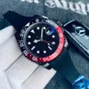 Montres Mens Watch Automatyczne zegarek mechaniczny Luksusowe zegarki dla mężczyzn GMT Work Watche Fashion Watche Pełna stal nierdzewna i gumowa ścieżka na rękę