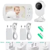 4.3 inch Wireless Color Baby Monitor 1080P HD Audio Video Baby Camera Temperature Monitor 2 Way Audio VOX Lullaby SD Card Record