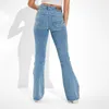 Jeans femininos 2023 Arrvial Super-High-Highted Rish Stretch Flare for Women Aeseven015