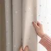 Cortina brilhante estrelas crianças cortinas de pano para sala de estar garotas menino menina quarto bluepink Blackout cortinas cortinas personalizadas wp123f 230510