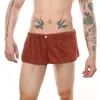 Unterhose Herren Robe Boxershorts Wrap Handtuch Bademantel Knopf verstellbar Nachtwäsche Trunks Boxershorts Bademode Badehöschen