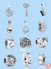 925 Sterling Silver Charms för Pandora smycken pärlor dingle love spacer diy pärla