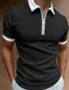 Designer Mens Plus Size 3xl 2xl Polos Reißverschluss Business Polos T -Shirt Fashion Men039s T -Shirts gedrucktes Polo Shirt4555210