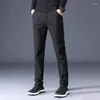 Pantaloni da uomo 2023 Primavera Stile Classico da Uomo Casual Business Moda Nero Grigio Elastico Regular Fit Pantaloni Abiti di Alta Qualità 699