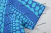 xinxinbuy Men designer Tee t shirt 23ss Knitted Infinity Dots pumpkin jacquard short sleeve cotton women apricot blue S-3XL