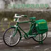 ROVA GAMES 1 10 Mini Retro Postal Edition Bicycle Diecast Modelo nostálgico Bike Bike Simulation Collection Gifts Toys for Children 230509