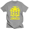 T-shirt da uomo Jamaica Coat Of Arms Out Many One People Pride T-shirt da uomo Vendita Top Abbigliamento fitness Top T-shirt con stampa maschile