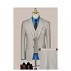 Men's Suits Custom Made Groom Wedding Dress Blazer Pants Business High-end Classic Trousers SA04-64599