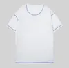 편지가있는 고품질의 남자 티셔츠 인쇄 여름 디자이너 티 패션 캐주얼 Tshirts Unisex T-Shirt Black White