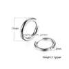 Hoop Huggie Fashion 21Mm15Mm Earrings Stainless Steel Gold Sie Plated Jewelry Round Small For Women Drop Delivery Dhgarden Dhcth