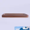 DHL Rectangle Black Walnut Plats حساسة المطبخ الخشب الفاكهة الخضار الخبز الأطباق