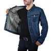 Hommes vestes hiver veste hommes 2023 hommes jean chaud polaire Vintage mince manteaux fourrure doublé Denim mâle Plus velours épaissir