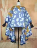 Odzież etniczna Europa moda bohemian letnie nieregularne kobiety bluzka plażowa darmowa rozmiar afrykańska dama drukowana kaftan top 230510