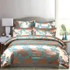 Juegos de cama Funda de edredón floral de lujo con funda de almohada Eur Pareja Edredón Juego de edredón de cama QueenFullKing 230510