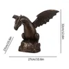 Trädgårdsdekorationer 2023 Vatten Fontän Spray Dragon Statue Harts Waterscape Creative Sculpture Outdoor Pool Pond Decoration