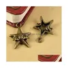 Charms 300 szt./Partia Antique Bronze Anioy Angel Star Wings Wiselant 22x18 mm Dobry do DIY Craft Drop Dostawa Biżuterii Komponenty Dhwuq