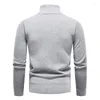 Męskie swetry Turtleeck Sweter 2023 Koreańska wersja Pullover Knitwear Long Rękaw Młodzież Slim Fit Bottoming Shirt