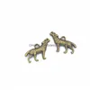 Charms Bk 200 Pcs 28X16Mm Loup Hurlant Pendentif Animal Sauvage Antique Sier Bronze Or Couleurs Drop Delivery Résultats de Bijoux Composants Dhipf