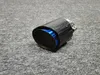 1 PCS Glossy Carbon Fiber Exhaust Pipe Muffler Tips with REMUS Logo Blue Steel Car Exhaust System