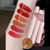 Lip Gloss Pink Mirror Glossy Glass Glaze Clear Milk Tea Color Bear Moisturizing Non-stick Cup Tint Korean Beauty Make Up