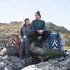 Backpacking Packs unisex ryggsäckar för bergsbestigning storlek 70L vattentät camping utomhus vandring klättring resor p230510