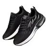 2023 Laufschuhe Weiß Schwarz Blau Atmungsaktive Mode Strick Jogging Bequeme Weiche Feuerrot Lässige Herren Trainer Chaussures