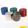 4 Couches Broyeurs Coloré HerbGrinder En Alliage De Zinc 40 50 55 63mm Diamètre CHROME CRUSHER Sharpstone Dab Fumer Outil