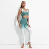 Yoga Outfits 2022 Seamless Yoga Set Workout Clothes For Woman Gym Clothing Fitness Suit Tie DYE Sports Outfit Women Sportswear Athletic Wear AA230509