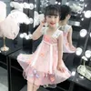 Девушка одевается детские девушки платье наряд для вечеринки в принцессе детское китайское стиль элегантный ретро 2-12 лет