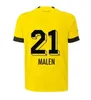 23 24 Clube de futebol Haller Soccer Jerseys 2023 2024 Camisa de futebol de futebol de Borussia Adeyemi Hummels Brandt Dortmund Men Kit Kit Especial Kit All Black Maillot De Foot 99