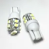 NYA 10st CAR LED LIGHT T10 W5W 168 194 1210 10 SMD LED 3528 SMD Färg för bil Auto LED -vit blå sida killjuslampa Bulb DC 12V