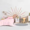 Party Decoration Half Sun Wallpaper Decal Sunshine Vinyl Stickers Boho Nursery Baby Room Selfadhesive Bedroom Home Decor 230510