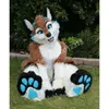 Adult size Husky Dog Wolf Fox Mascot Costume Fancy dress carnival theme fancy dress Plush costume