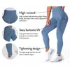 Active Pants Smil Contour Seamless Leggings Women Workout Gym Hög midja Shorts Fitness Yoga Scrunch Bubooty Legging Sports Tights