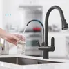 Keukenkranen filterborstig nikkel messing met zuiver water trek eruit stijl rotatble koude kraan 230510