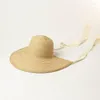 Cappelli a tesa larga 202302-HH5018 Lolita Holiday Provence French Rural Restoring Ancient Ways Handmade Rafia Grass Lady Cappello da sole in paglia Cappello da donna