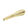 DHL Pipe Spoon 3.8inches Mini Metal Smoking Pipe Bubblers Magnet Scoop Zinc Alloy Anodized With Gift Box Dry Herb Tobacco Pipes Wholesale GG