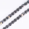 Yu Ying Special and Unique Tennis Bracelet 3mm Black Moissanite Sterling Silver Tennis Chain