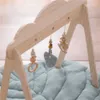 プレイマットベイビープレイマットコットンソフトリーフリーフシェイプラグrugs子供のためのrawう毛布赤ちゃん遊びマット子供部屋の装飾