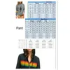 Designer-Kapuzenpullover für Damen, modischer Kapuzenpullover, übergroßer Regenbogenstreifen, langärmlig, Sweatshirt, Reißverschlusstasche, Mantel, Jacke, Frühling, lässig