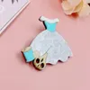 ブローチピンZiccowong Creative Cute Dress Brooch Badge for Women Girls Acrylic Lovely Skirt Lapel Fashoin Party Clotes Jewelrypins Kirk22