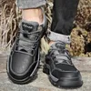 Wanderschuhe 2021 Herren-Sapatos de Couro Oxford-Sapatos Casuais Clssicos Tnis Confortveis Sapatos Ouutdoor Caminhadas P230511