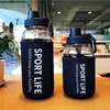 Nowe kreatywne butelki z butelki z wodą szklaną butelki do kempingu do kempingu wspinaczka sportowa butelka przenośna butelka naczyń ekologiczne ekologiczne