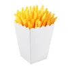 Emballage cadeau 50 pièces tasses à collation jetables porte-frites boîte à pop-corn emballage papier panier alimentaire baignoire en carton