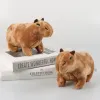 18 -cm symulacja Kapibara Plush Toy Śliczna puszysta lalka Capybara miękka nadziewana zabawka dla dzieci