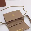 Klasik Retro Bel Cüzdan Zinciri Cowhide Göğüs Moda Flip 2023 Yeni Ayarlanabilir Kayış Tek Omuz Crossbody Çantası