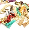 Porte-clés acrylique chaîne porte-clés pour clés coloré gland porte-clés femmes hommes bracelet Bracelet breloques bijoux de mode