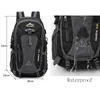 School Bags 40L Unisex Waterproof Men Backpack Travel Pack Sports Bag Pack Outdoor Mountaineering Hiking Climbing Camping Backpack for Male 230509