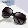 Sunglasses FUQIAN Brand Design Elegant Polarized Oversized Round Sunglasses Women Simple Fashion Big Plastic Ladies Sun Glasses UV400 230511