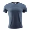 LL Chemises d'entraînement pour homme à manches courtes à séchage rapide Athletic Gym Active T-shirt évacuant l'humidité